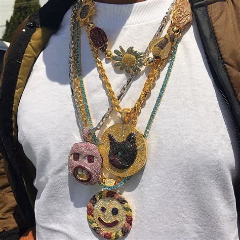 gucci gold necklace hip hop|jewelry for rappers.